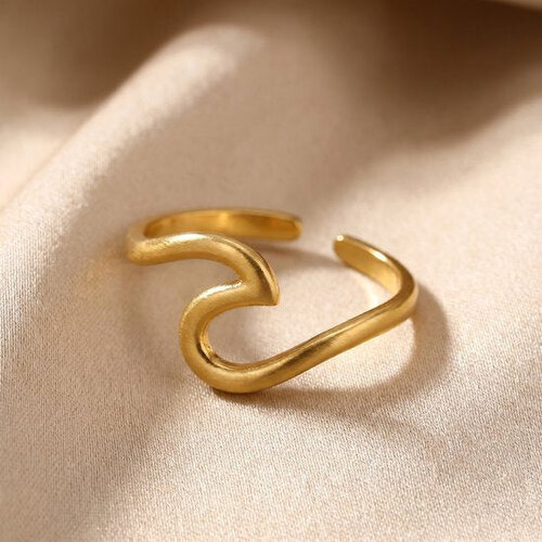 Lundholm Lundholm Ringen Dames Goud kleurig Minimalistisch Gouden Ring Dames - Gouden Ring - Vrouwen Ring– Premium Stainless Steel Goud Verguld Lundholm Lundholm Ringen Dames Goud kleurig Minimalistisch Gouden Ring Dames - Gouden Ring - Vrouwen Ring– Premium Stainless Steel Goud Verguld