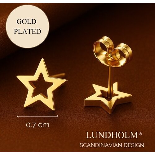 Lundholm Lundholm Luxe Oorknopjes Dames Goudkleurig – Premium Stainless Steel Goud Verguld – Kleine Ster (0.7 cm) Oorbellen – Perfect Cadeau voor Vrouw Lundholm Lundholm Luxe Oorknopjes Dames Goudkleurig – Premium Stainless Steel Goud Verguld – Kleine Ster (0.7 cm) Oorbellen – Perfect Cadeau voor Vrouw
