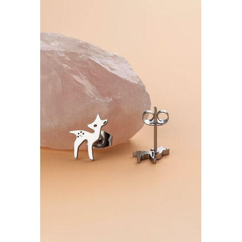 Lundholm Lundholm Oorbellen Rendier Kleine Oorknopjes Dames Zilverkleurig Hert - Premium Stainless Steel - Elegante Hertjes Oorbellen Lundholm Lundholm Oorbellen Rendier Kleine Oorknopjes Dames Zilverkleurig Hert - Premium Stainless Steel - Elegante Hertjes Oorbellen