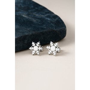 Lundholm Kiki – Schneeflocken-Ohrstecker – Silberfarben Lundholm Kiki – Schneeflocken-Ohrstecker – Silberfarben