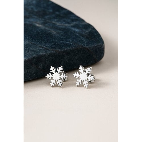Lundholm Lundholm Oorknopjes Meisjes Sneeuwvlok - Premium Stainless Steel Zilverkleurig - Cadeautje Meisje- Luxe Geschenkverpakking Lundholm Lundholm Oorknopjes Meisjes Sneeuwvlok - Premium Stainless Steel Zilverkleurig - Cadeautje Meisje- Luxe Geschenkverpakking