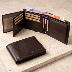 Lundholm Leren Billfold Heren Portemonnee met RFID – Donkerbruin Lundholm Leren Billfold Heren Portemonnee met RFID – Donkerbruin