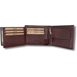 Lundholm Norsjö – Men's Nappa Leather Billfold Wallet with RFID – Brown Lundholm Norsjö – Men's Nappa Leather Billfold Wallet with RFID – Brown