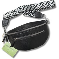 Gudvangen – Women's Belt Bag with Bag Strap – Black