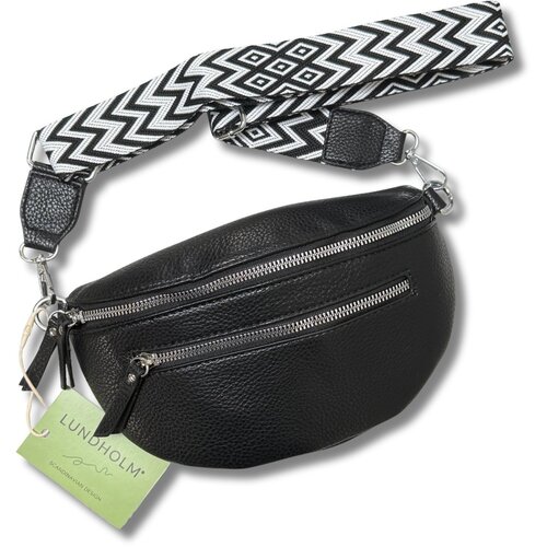 Lundholm Gudvangen – Women's Belt Bag with Bag Strap – Black Lundholm Gudvangen – Women's Belt Bag with Bag Strap – Black