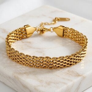 Lundholm Ilona – Chain Bracelet for Women – Gold-Tone Lundholm Ilona – Chain Bracelet for Women – Gold-Tone