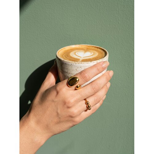 Lundholm Kayla – Adjustable Chunky Bubble Ring – Gold-Tone Lundholm Kayla – Adjustable Chunky Bubble Ring – Gold-Tone