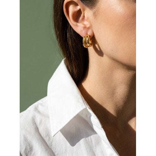 Lundholm Fena – Geometrische Creolen 2 cm Damen Lundholm Fena – Geometrische Creolen 2 cm Damen