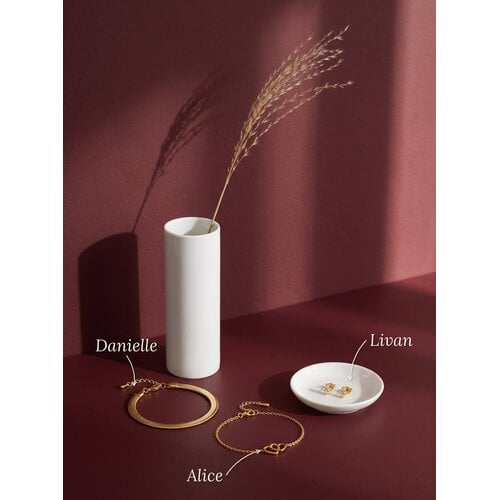 Lundholm Danielle – Snake Chain Bracelet – Gold-Tone Lundholm Danielle – Snake Chain Bracelet – Gold-Tone