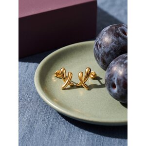 Lundholm Elina – Vintage-Ohrstecker Damen – Goldfarben Lundholm Elina – Vintage-Ohrstecker Damen – Goldfarben