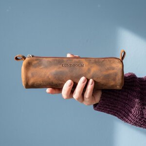 Lundholm Leather Pencil Case – Brown Lundholm Leather Pencil Case – Brown