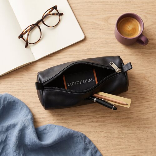 Lundholm Leren Pennenetui – Zwart Lundholm Leren Pennenetui – Zwart