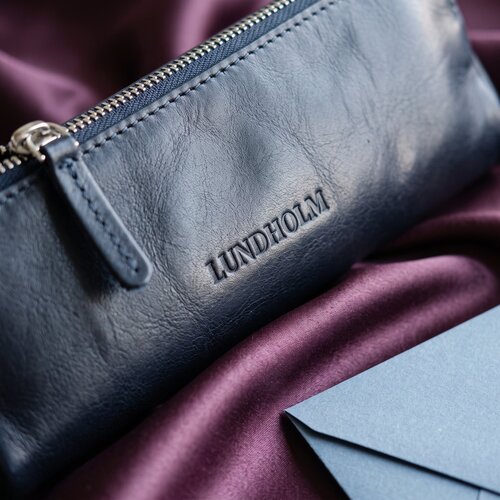 Lundholm Arvika – Leder-Federmäppchen – Dunkelblau Lundholm Arvika – Leder-Federmäppchen – Dunkelblau