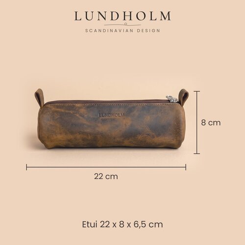 Lundholm Leather Pencil Case – Brown Lundholm Leather Pencil Case – Brown