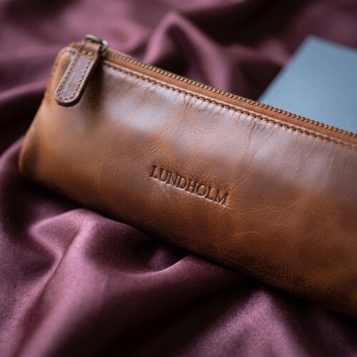 Lundholm Arvika – Leder-Federmäppchen – Cognac Lundholm Arvika – Leder-Federmäppchen – Cognac