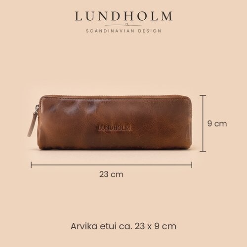 Lundholm Arvika – Leder-Federmäppchen – Cognac Lundholm Arvika – Leder-Federmäppchen – Cognac