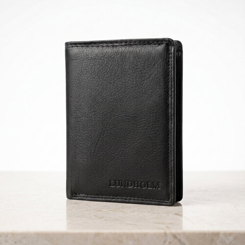Lundholm Men's Genuine Leather Wallet with RFID, 13 Card Slots – Black Lundholm Men's Genuine Leather Wallet with RFID, 13 Card Slots – Black