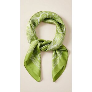 Lundholm Elian – Square Faux Silk Scarf 70 x 70 cm – Green Lundholm Elian – Square Faux Silk Scarf 70 x 70 cm – Green