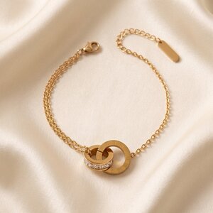 Lundholm Audrey – Armband met Romeinse Cijfers – Goudkleurig Lundholm Audrey – Armband met Romeinse Cijfers – Goudkleurig