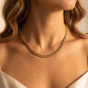 Lundholm Millie – Gevlochten Ketting 5 mm – Goudkleurig Lundholm Millie – Gevlochten Ketting 5 mm – Goudkleurig
