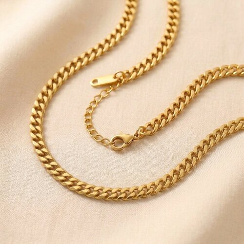 Lundholm Stina – Gourmetketting 5 mm – Goudkleurig Lundholm Stina – Gourmetketting 5 mm – Goudkleurig