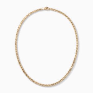 Lundholm Siri – Twisted Link Chain 3 mm – Gold-Tone
