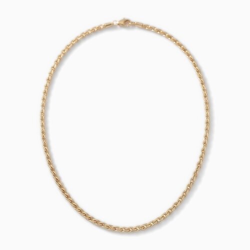 Lundholm Siri – Gedraaide Schakelketting 3 mm – Goudkleurig