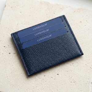 Lundholm Visby – Slim Card Holder in Leather Look – Dark Blue Lundholm Visby – Slim Card Holder in Leather Look – Dark Blue