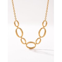 Suze – Schakelketting met Ovale Schakels – Goudkleurig