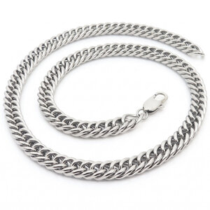 Lundholm Viggo – Heren Cuban Link Ketting 8 mm 60 cm – Zilverkleurig Lundholm Viggo – Heren Cuban Link Ketting 8 mm 60 cm – Zilverkleurig