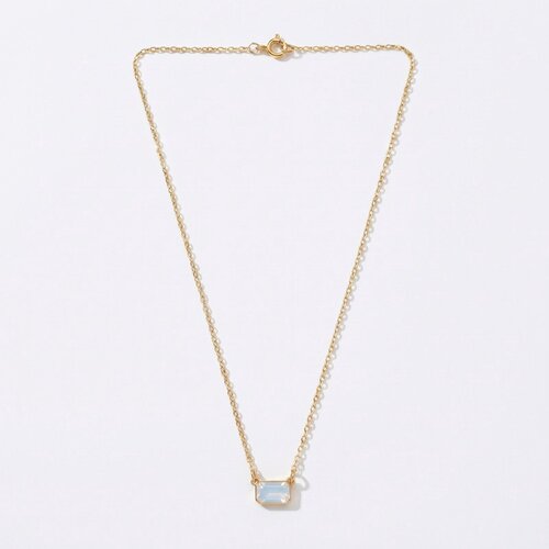 Lundholm Embla – Birthstone Necklace – October – Gold-Tone Lundholm Embla – Birthstone Necklace – October – Gold-Tone