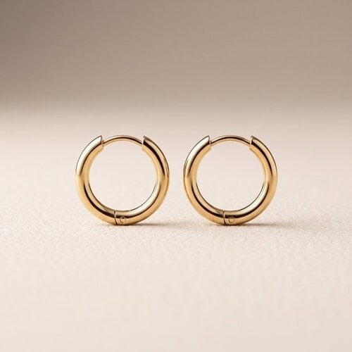 Lundholm Emmy – Hoop Earrings 20 mm – Gold-Tone Lundholm Emmy – Hoop Earrings 20 mm – Gold-Tone