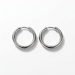 Lundholm Emmy – Hoop Earrings 20 mm – Silver-Tone Lundholm Emmy – Hoop Earrings 20 mm – Silver-Tone