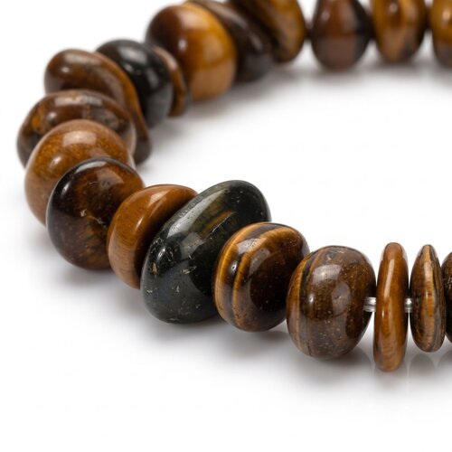 Lundholm Knut – Heren Armband met Tijgeroog Chips Lundholm Knut – Heren Armband met Tijgeroog Chips