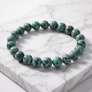 Lundholm Frode – Men's Beaded Bracelet African Turquoise 8 mm Lundholm Frode – Men's Beaded Bracelet African Turquoise 8 mm