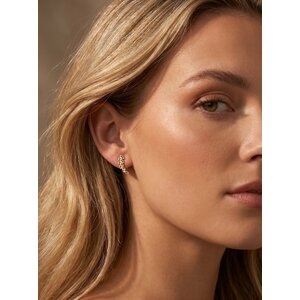 Lundholm Astri – Leaf Stud Earrings (Ear Climber) for Women – Gold-Tone Lundholm Astri – Leaf Stud Earrings (Ear Climber) for Women – Gold-Tone