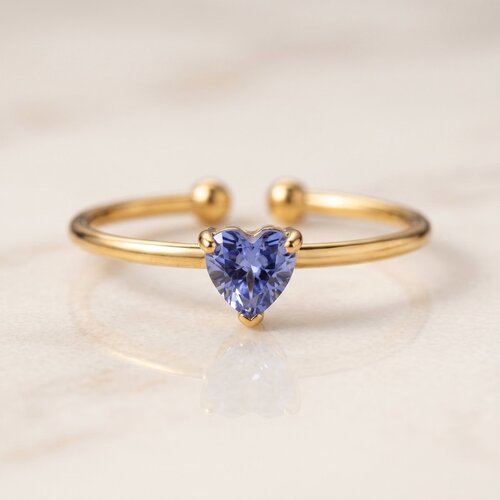 Lundholm Zoe – Verstelbare Geboortesteen Ring – September – Goudkleurig Lundholm Zoe – Verstelbare Geboortesteen Ring – September – Goudkleurig