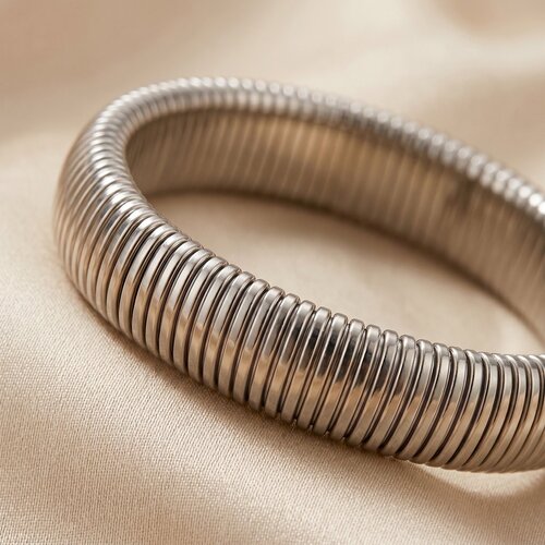 Lundholm Avril – Stretch Bangle Dames – Zilverkleurig