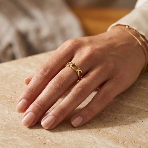 Lundholm Jane – Verstelbare Ring Dames – Goudkleurig Lundholm Jane – Verstelbare Ring Dames – Goudkleurig