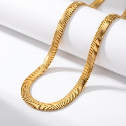 Lundholm Evelyn – Snake Chain Necklace – Gold-Tone Lundholm Evelyn – Snake Chain Necklace – Gold-Tone