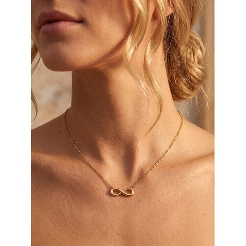 Lundholm Manon – Necklace with Infinity Pendant – Gold-Tone Lundholm Manon – Necklace with Infinity Pendant – Gold-Tone