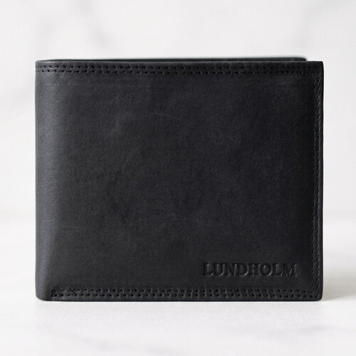 Lundholm Hunter – Men's Billfold Wallet with RFID – Black Lundholm Hunter – Men's Billfold Wallet with RFID – Black
