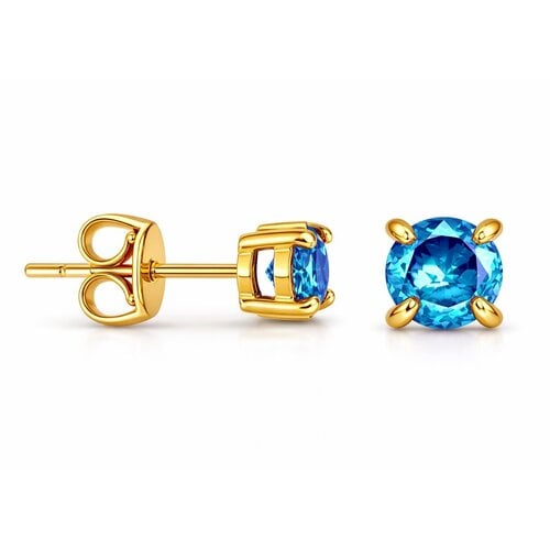 Lundholm Maisie – Open Square Stud Earrings – Gold-Tone Lundholm Maisie – Open Square Stud Earrings – Gold-Tone