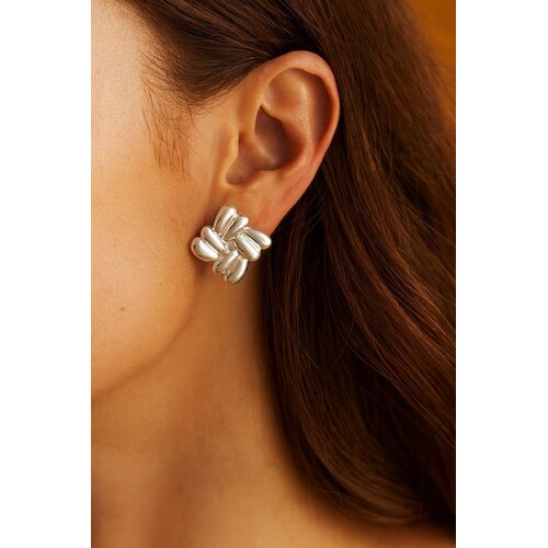 Lundholm Eira – Statement Oorstekers 3 cm – Zilverkleurig Lundholm Eira – Statement Oorstekers 3 cm – Zilverkleurig