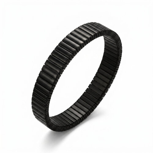 Lundholm Sven – Elastische Schakelarmband Heren – Zwart Lundholm Sven – Elastische Schakelarmband Heren – Zwart