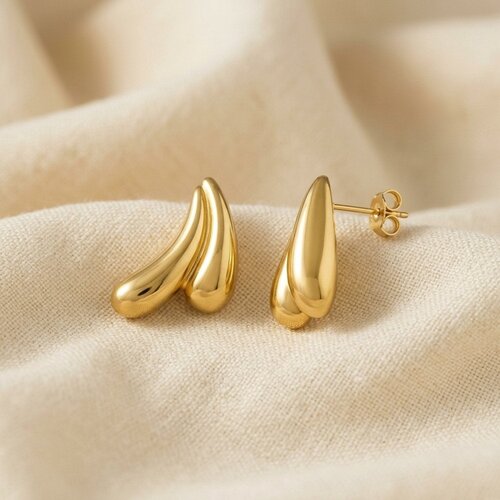 Lundholm Lana – Sculptural Statement Oorknopjes Dames – Zilverkleurig Lundholm Lana – Sculptural Statement Oorknopjes Dames – Zilverkleurig