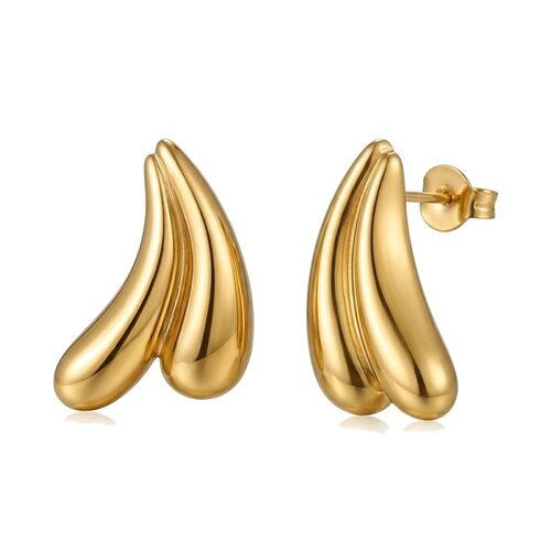 Lundholm Lana – Sculptural Statement Oorknopjes Dames – Zilverkleurig Lundholm Lana – Sculptural Statement Oorknopjes Dames – Zilverkleurig