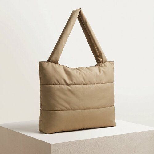 Lundholm Nykroppa – Grote Puffer Shopper – Taupe Lundholm Nykroppa – Grote Puffer Shopper – Taupe