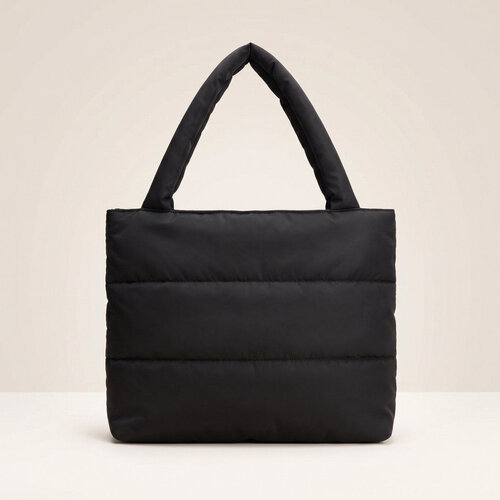Lundholm Nykroppa – Grote Puffer Shopper – Zwart Lundholm Nykroppa – Grote Puffer Shopper – Zwart