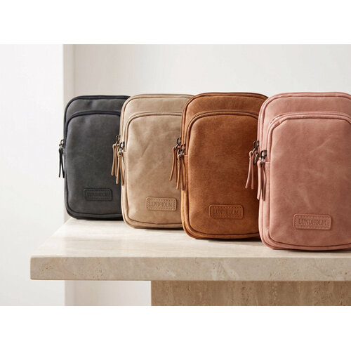 Lundholm Strömsund – Crossbody Telefoontasje Kunstleer – 4 Kleuren – Beige